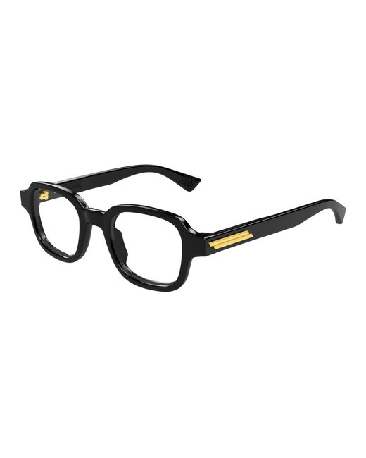 Bottega Veneta Black Bv1462O 007 Optical Frames Acetate Transparent Squared for men