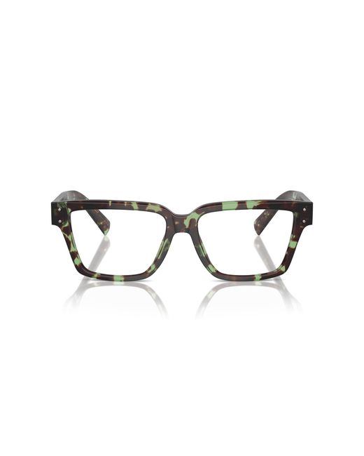 Dolce & Gabbana Black Dg3383 3432 Optical Frames Acetate Transparent Squared Normal for men