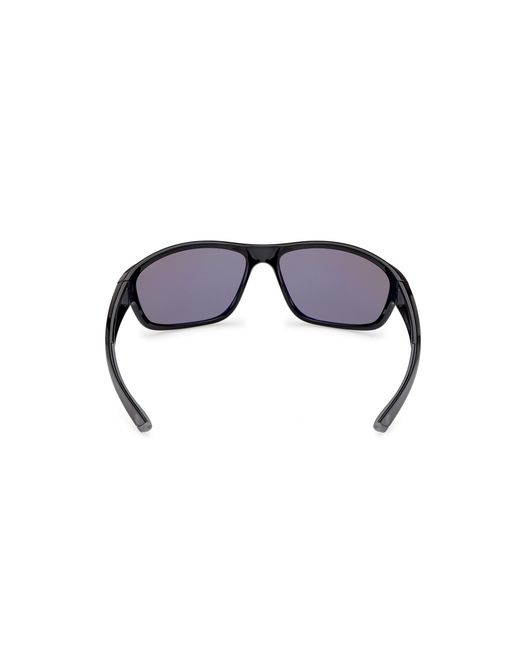 Timberland Black Tb00024 01D Sunglasses Injected Smoke Squared Polarized for men