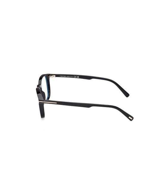 Tom Ford Black Ft5960-B 001 Optical Frames Acetate Squared Normal for men