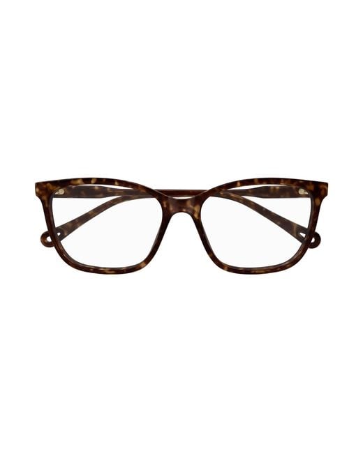 Chloé Black Ch0318O 002 Optical Frames Acetate Transparent Squared
