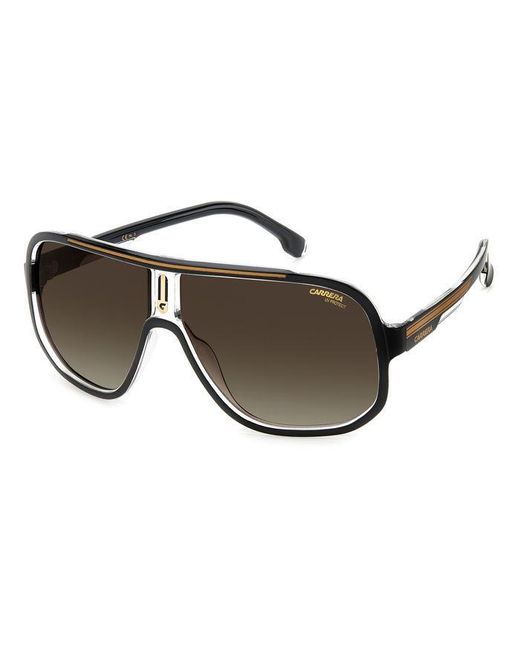 Carrera Black 1058/S 2M2/Ha Sunglasses Plastic Squared Shaded for men