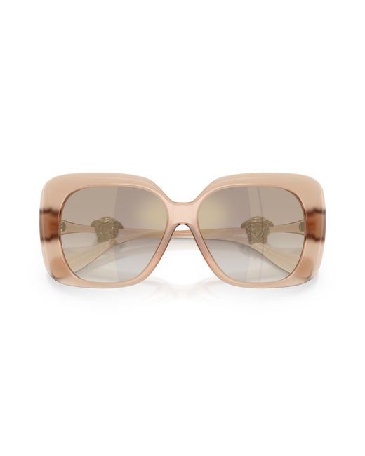 Versace Black Ve4499U 55386E Sunglasses Injected Squared Normal Nuanced