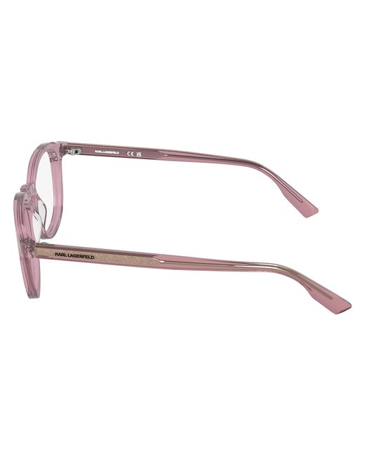 Karl Lagerfeld Black Kl6235 601 Optical Frames Acetate Geometric Normal