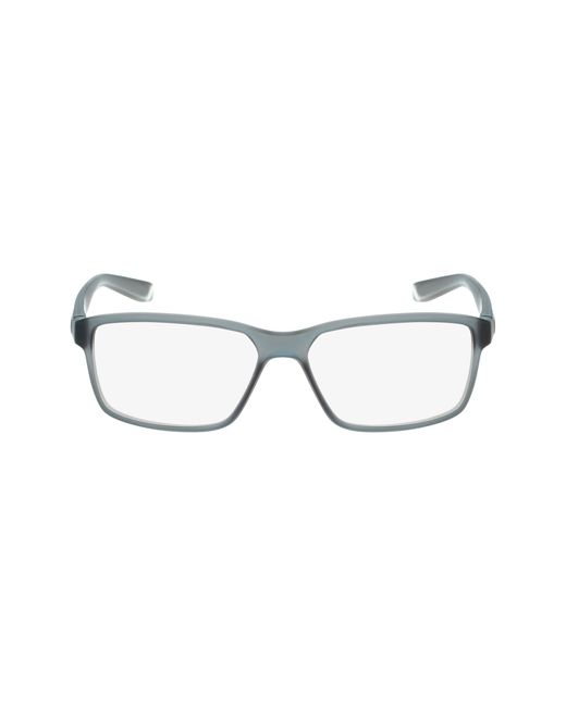 Nike Black 7092 068 Optical Frames Injected Squared Normal Photochromatic for men