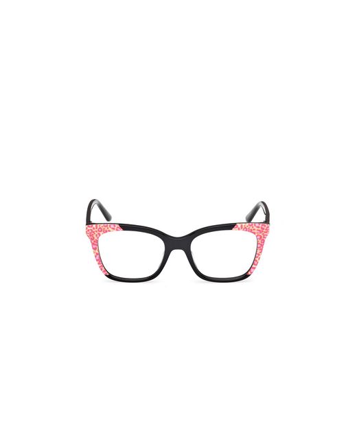 Guess Black Gu50268 005 Optical Frames Acetate Squared Normal