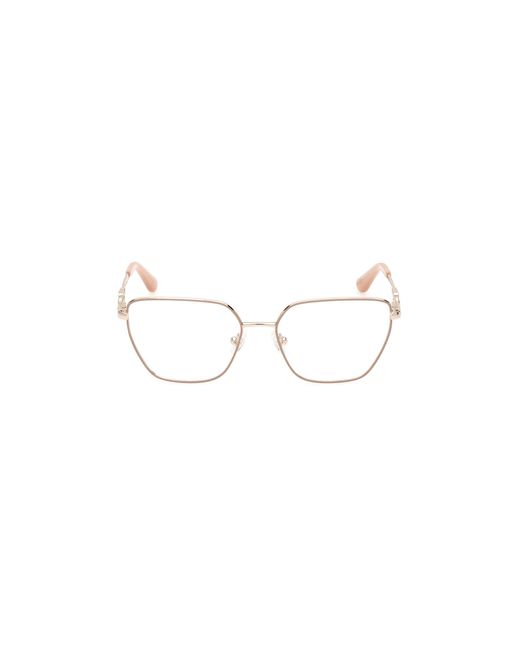 Guess Black Gu2952 059 Optical Frames Metal Geometric Normal