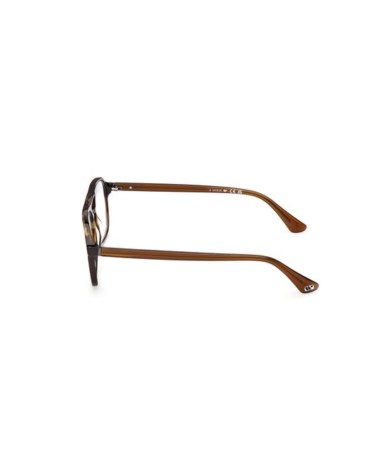 Web Black We5473 052 Optical Frames Acetate Squared Normal for men