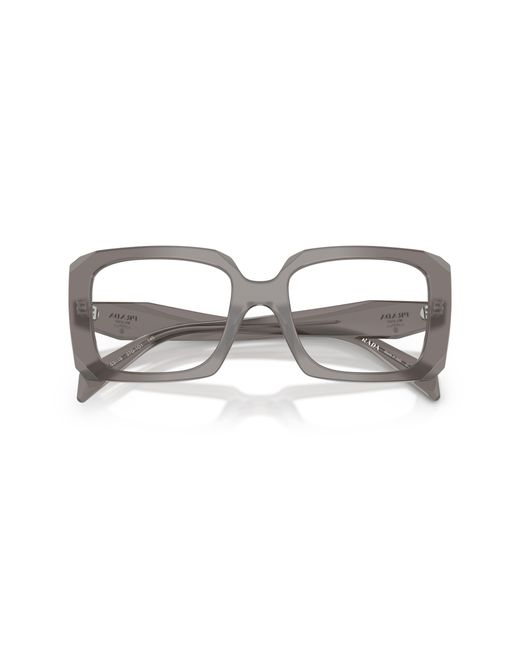 Prada Black Pr C09V 27G1O1 Optical Frames Acetate Pillow Normal