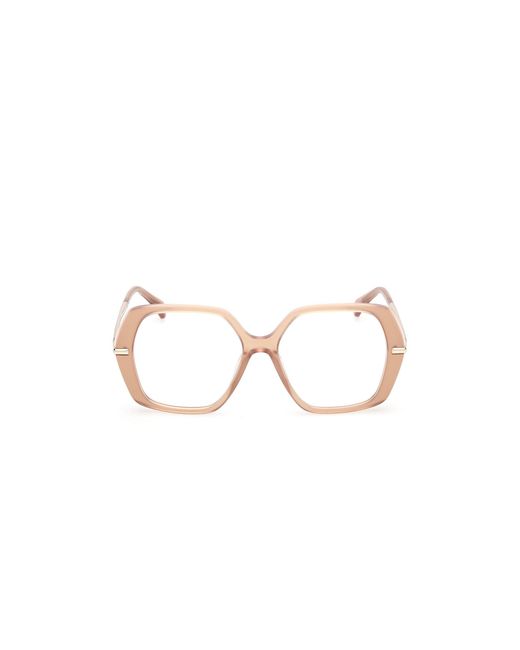 Max Mara Black Mm5175 045 Optical Frames Acetate Geometric Normal
