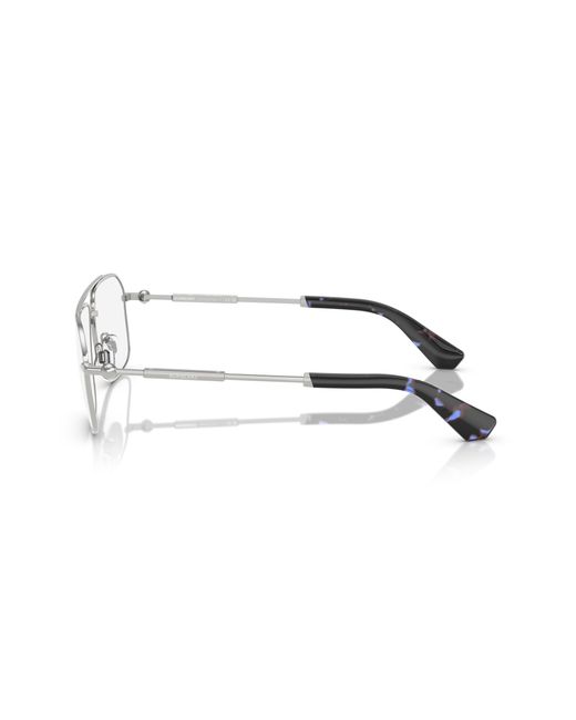 Burberry Black Be1391 1005 Optical Frames Metal Squared Normal for men