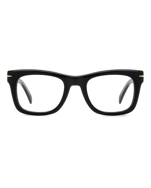 David Beckham Black Db 7105 807 Optical Frames Acetate Geometric for men