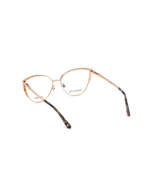 Guess Black Gu2813 058 Optical Frames Metal Cat Eye Normal