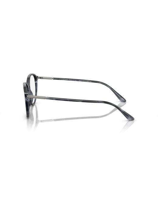 Giorgio Armani Black Ar7237 5986 Optical Frames Acetate Transparent Pantos Normal for men