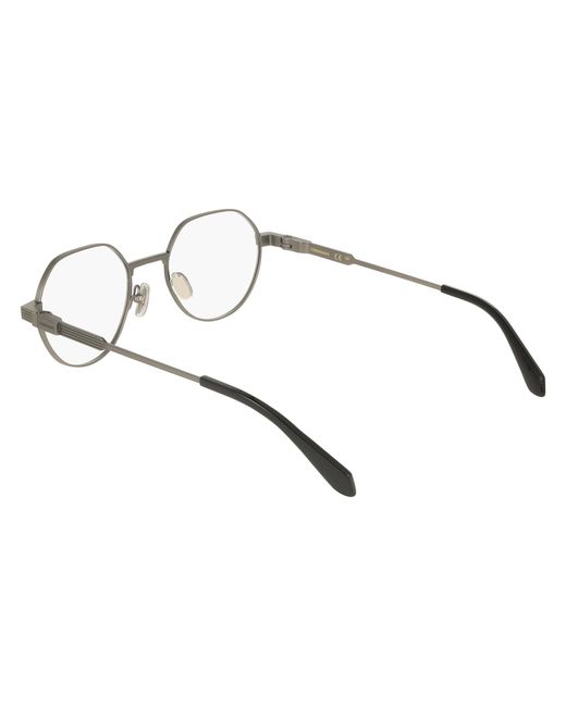 Ferragamo Black Sf2605 071 Optical Frames Titanium Squared Normal for men