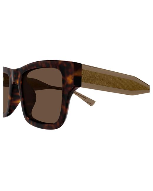 Gucci Black Gg2072Sa 003 Sunglasses Acetate Squared for men