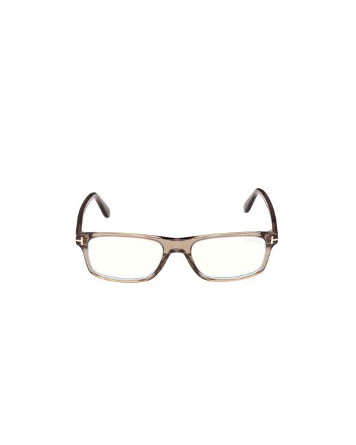 Tom Ford Black Ft6119-B 048 Optical Frames Acetate Squared Normal for men