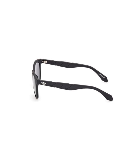Adidas Black Or0102 02A Sunglasses Injected Round Normal