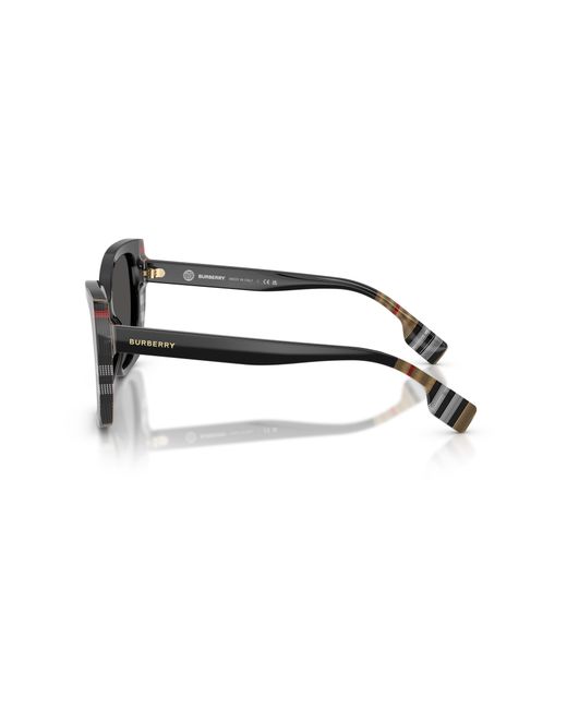Burberry Black Be4393 Meryl 405587 Sunglasses Acetate Cat Eye Normal