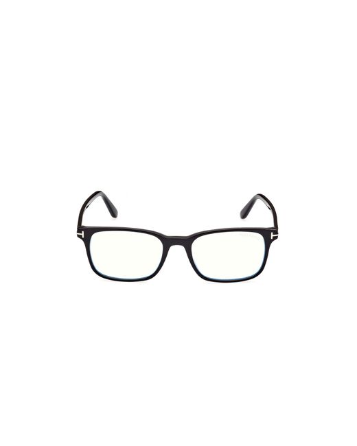 Tom Ford Black Ft5831-B 091 Optical Frames Acetate Squared Normal for men