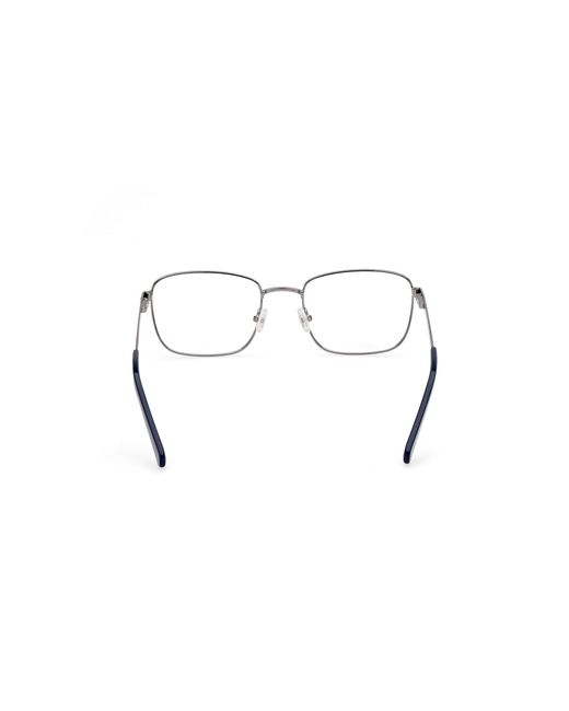 Guess Black Gu50074 092 Optical Frames Metal Squared Normal for men