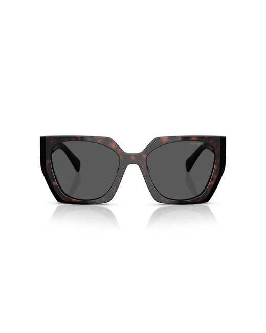 Prada Black Pr 15Ws 24B40L Sunglasses Acetate Squared Normal