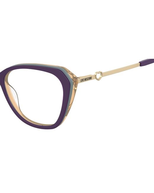 Moschino Black Mol653 6Wy Optical Frames Acetate Squared Normal