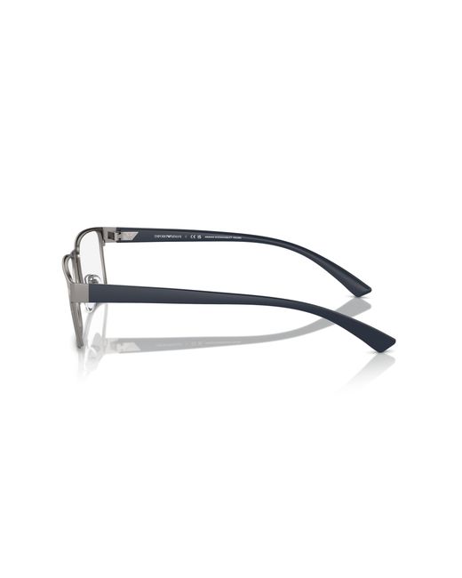 Emporio Armani Black Ea1157 3003 Optical Frames Metal Squared Normal for men