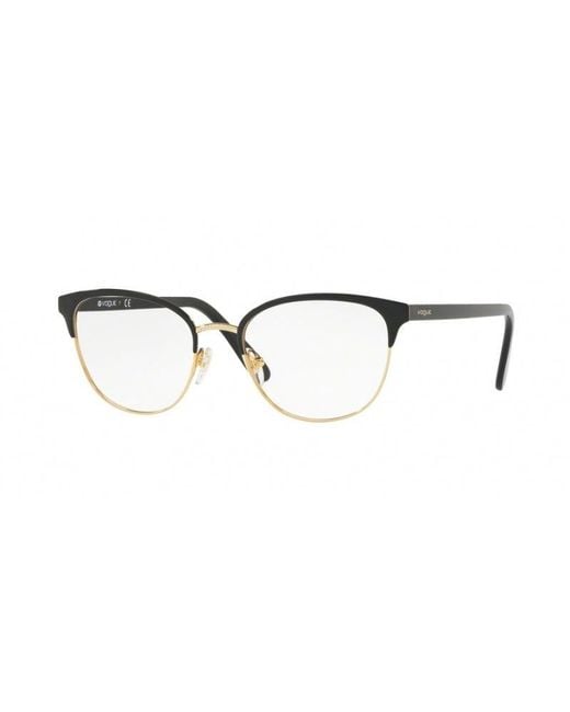 Vogue Eyewear Black Vo4088 352 Optical Frames Metal Round Normal
