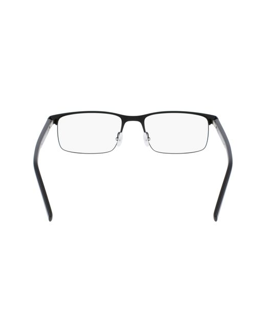 Lacoste Black L2271 001 Optical Frames Metal Squared Normal Normal for men