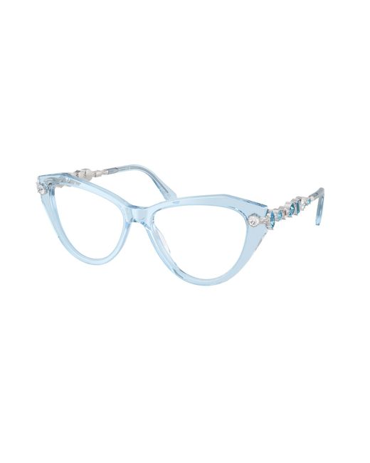 Swarovski Black Sk2047 1078 Optical Frames Acetate Cat Eye Normal