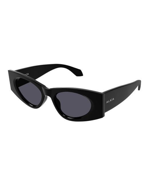 Alaïa Black Aa0075S 001 Sunglasses Acetate Smoke Cat Eye