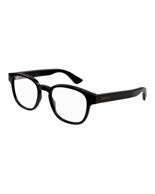 Gucci Black Gg1343O 001 Optical Frames Plastic Squared for men