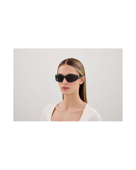 Gucci Black Gg2011S 001 Sunglasses Injected Geometric for men