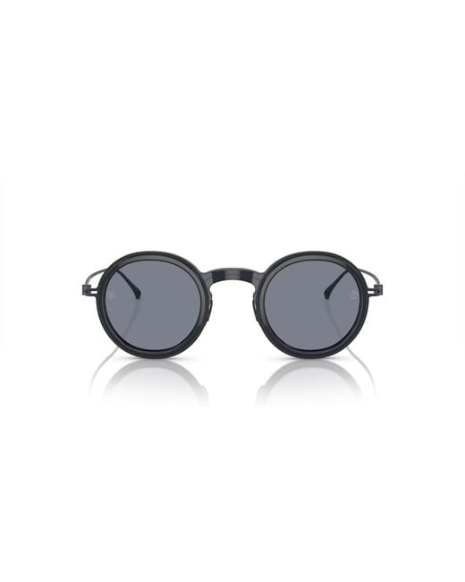 Giorgio Armani Black Ar6147T 335119 Sunglasses Titanium Round Normal for men