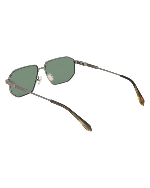 Ferragamo Black Sf340S 071 Sunglasses Titanium Squared Normal for men