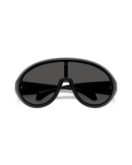 Moncler Black Me8010 Contrast 500187 Sunglasses Injected Round Normal