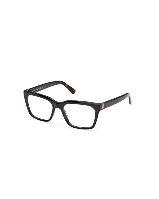 Guess Black Gu50365 052 Optical Frames Acetate Squared Normal for men