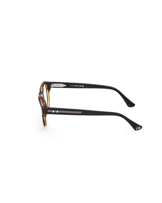 Web Black We5421 055 Optical Frames Acetate Round Normal