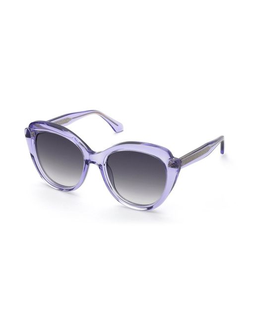 Twinset Black Stw070V 09Px Sunglasses Acetate Butterfly Normal Shaded