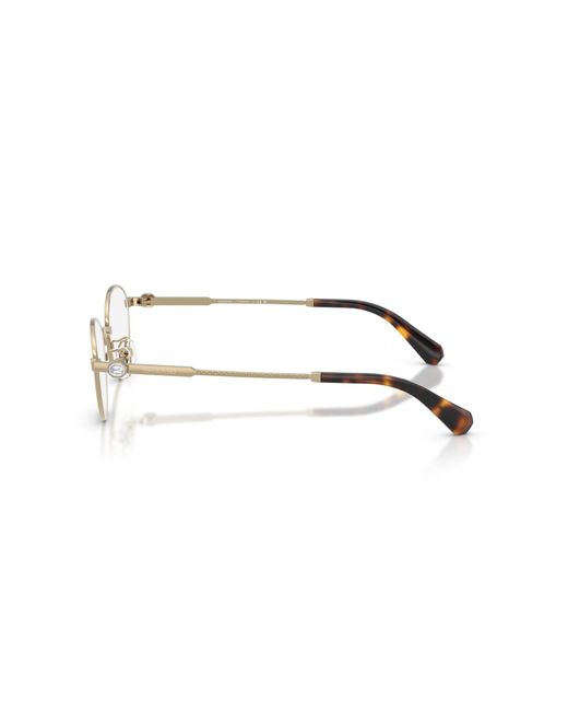 Swarovski Black Sk1028Td 4013 Optical Frames Titanium Round Normal