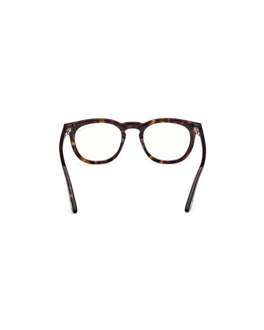 Tom Ford Black Ft5993-B 052 Optical Frames Acetate Round Normal for men