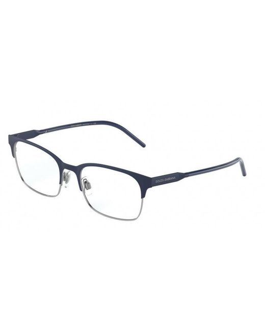 Dolce & Gabbana Black Dg1330 1280 Optical Frames Metal Squared for men