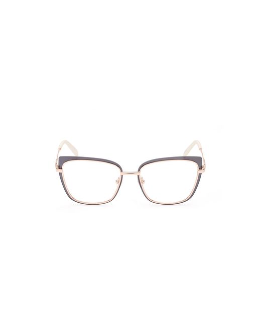 Emilio Pucci Black Ep5219 020 Optical Frames Metal Squared Normal
