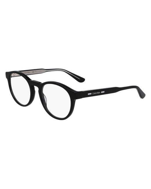 Calvin Klein Black Ck24551Mag-Set 001 Optical Frames Acetate Round Normal