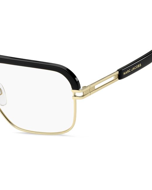Marc Jacobs Black Marc 677 Rhl Optical Frames Metal Squared for men