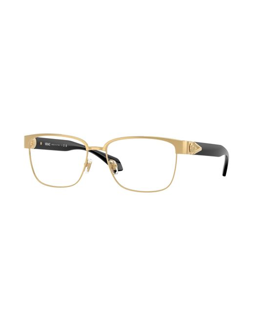 Versace Black Ve1306 1002 Optical Frames Metal Pillow Normal for men