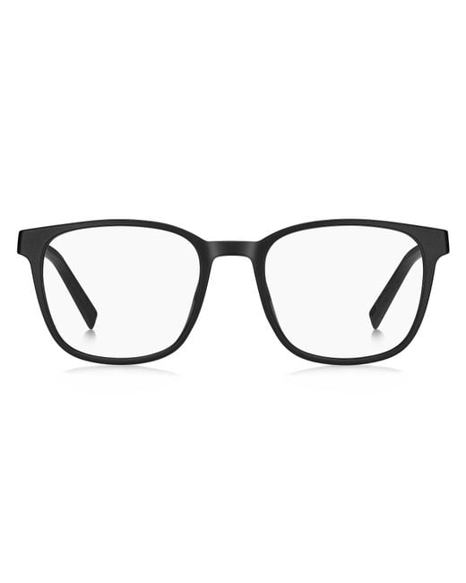 Tommy Hilfiger Black Th 2205 D51 Optical Frames Eco-Poliame Squared Normal for men