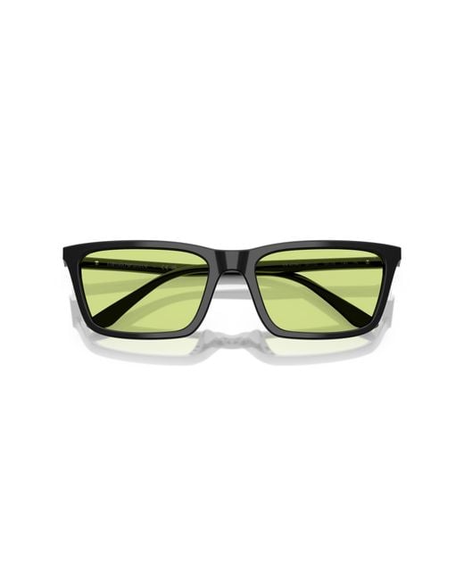 Emporio Armani Green Ea4239U 5017/2 Sunglasses Acetate Squared Normal