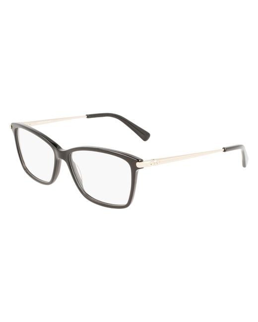 Longchamp Black Lo2621 001 Optical Frames Acetate Squared Normal Photochromatic